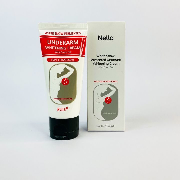 Nella%20White%20Snow%20Fermented%20Underarm%20Whitening%20Cream%20%E2%80%93%2050ml%20%7C%20100%25%20Original%20Korean%20%7C%20Brightens%20Underarms,%20Bikini%20Line%20&%20Body%20%7C%20Green%20Tea%20&%20Niacinamide%20Formula%20-%20Image%202