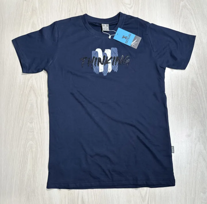 SMUG%20Mens%20Premium%20Cotton%20Design%20T-shirt%20-Navy%20-%20Image%203