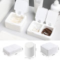 INS White Storage Box Pop-up Desk Organizer Box Ins Idol Photo Card Holder Small Card Protective Case Collection Organizer Case. 