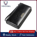 【beauty code store】(New) men long wallet fashion wallets purse PU leather handbag large capacity card holder long purse zipper money bag long wallet for men.