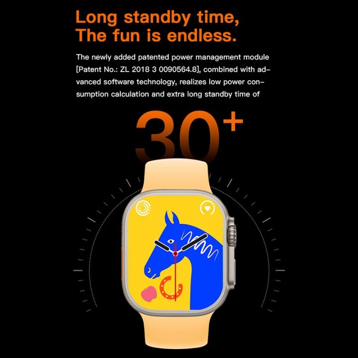 【Youyi】K800 ultra smart watch series 49mm big screen men women smartwatch magnetic charging Bluetooth call watch