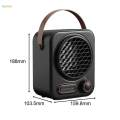 Small Electric Heater Fast Heating Portable 2 Speeds Settings Small Space Heater for Office Living. 
