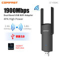 RTL8814AU 802.11AC 1900Mbps USB3.0 WiFi Adapter 2x3dBi Antena Para PC Cle Win7/8/10/11 Kali Linux Monitor Mode Gigabit Adaptador.