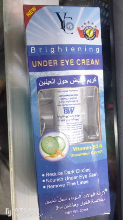 YC Brightening under  Eye Cream 20ml;