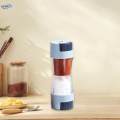 Salt Dispenser, Quantitative Seasoning Bottle Condiment Container, Kitchen Tools, Dosing Salt Shaker Seasoning Jar for Restaurant Barbecue Salt. 