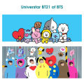 HelloKimi BT21 Doll KPOP Stuffed Toys bts tata doll Sitting Doll 20cm Baby Plush Toy Soft Cotton CHIMMY TATA RJ COOKY KOYA SHOOKY MANG UNIVERSTAR BT21.
