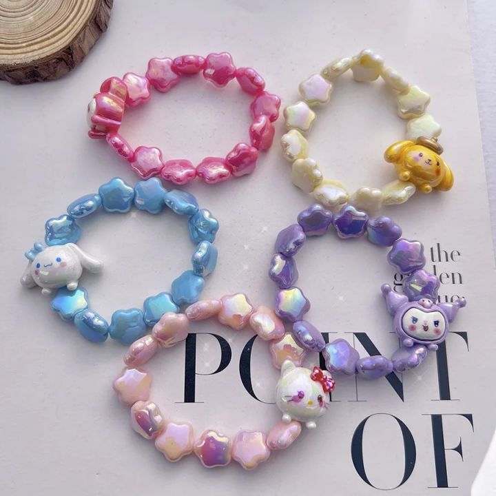 Sanrio%20Bracelet%20Cartoon%20Melody%20Hello%20Kitty%20Cinnamoroll%20Bracelet%20Anime%20Kuromi%20for%20Girls%20Star%20Adjustable%20Wrist%20Jewelry%20Accessories%20-%20Image%202