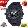 (Ready Stock) G Shock Men Watch Sport Watch Dual Time Display Water Resistant Shockproof and Waterproof World Time LED Light Man Boy Sports Lover Wrist Watches with 2 Years Warranty GA-V01-1A.