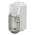 IP66 German Waterproof Outlet Weatherproof In Use Socket Toggle Switch 250V 16A.