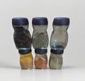 Glassware Food Jar , Food Container,glass Jar (Multicolour lid) (120ml) 6pcs. 