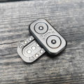 Owl Push Slider Fidget Slider Toy Adult Metal Fidget Toy Finger Push Spin Coins Decompression Toys EDC Gear Haptic Slider Gift. 