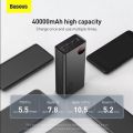 Baseus 40000mAh Power Bank External Battery Charger Large Capacity PD 22 5W Fast Charging Portable.