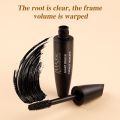 IMAGIC Giant Brush Mascara 4d Silk Fiber Lash Mascara Waterproof Smudge-proof Curling Lengthening Eyelash Extension Black Thick Mascara. 