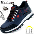 Brand Work Safety Boots Men Steel Toe Shoes Work Boots Indestructible Shoes Puncture-Proof Safety Work Shoes Men Work Sneakers BunnyGarden. 