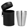 Shot Cups Stainless Steel Glasses Metal Drinking Cup Silver Bulk Camping Aluminum Home Portable 30Ml Espresso Travel.