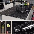 Marble Wallpaper Self Adhesive, Waterproof, Removable/ Beautiful Color & PVC Vinyl Marble Wallpaper / Use for Living Room, Bedroom, Kitchen, Table, Desktop, Furniture, - Wall Sticker - Sticker. 