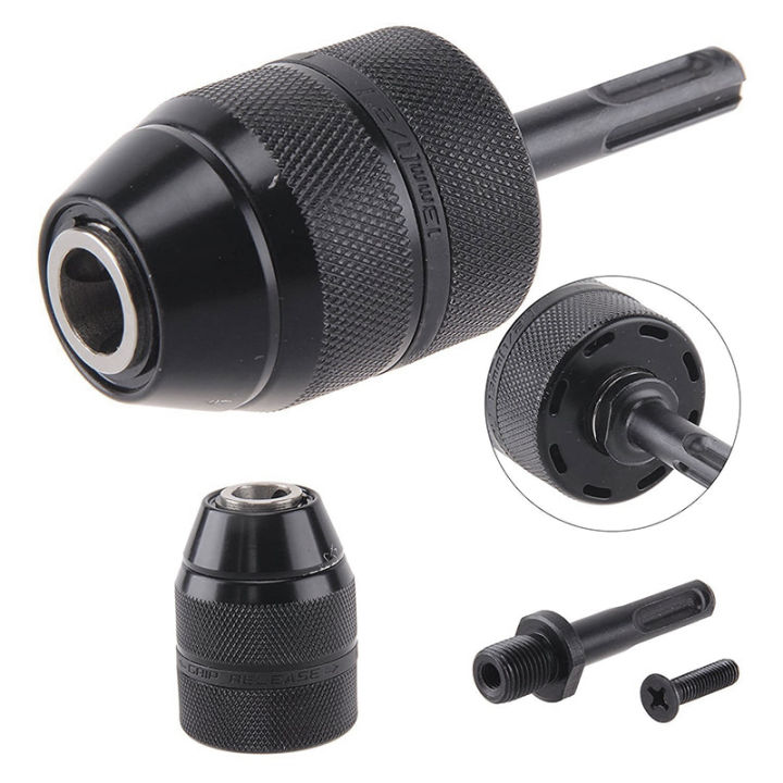 Keyless%20Drill%20Chuck%20Adapter,%202-13mm%201/2-20UNF%20Mount%20Heavy%20Duty%20Professional%20Converter%20Tool%20with%20SDS%20Plus%20Shank%20Adaptor%20-%20Image%207