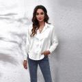 women luxury looking Button Shirt Top Backing Shirt Short Sleeve -Katua. 