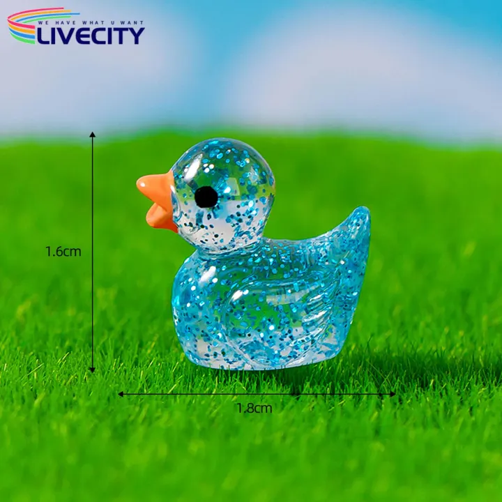 Mini%20Duck%20Statue%20Sparkling%20Duck%20Ornament%20Cute%20Resin%20Craft%20for%20Desktop%20Garden%20Dollhouse%20Decoration%20Glitter%20Duck%20Ornament%20-%20Image%202