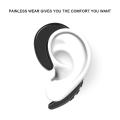 Kobwa Ear-Hook Wireless Headphones Non Ear Plug Bluetooth Headset,Bone Conduction Headphone for Cell Phone Talk (Single Ear). 