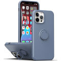 Liquid Silicone Magnetic Cases For Apple iPhone 13 Phone Case Soft Covers With Ring Holder. 