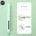 2-in-1 Mini Folding Scissors Pen Paper Cutter Portable Utility Stationary Tools for Paper Work Daily Student School Anti-cutter. 