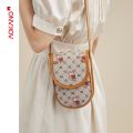 Aokang Bag Women's Bag2022New Popular Niche French Bear Good-looking Female Crossbody All-Matching Bag.