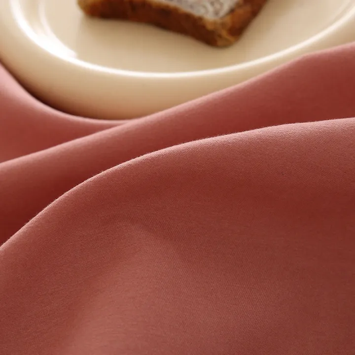 Thickened%20brushed%20bed%20sheet%20single%20piece%20solid%20color%20washed%20cotton%201.2%20meters%201.5%20meters%20modern%20simple%20single%20red%20quilt%20ins%20-%20Image%202