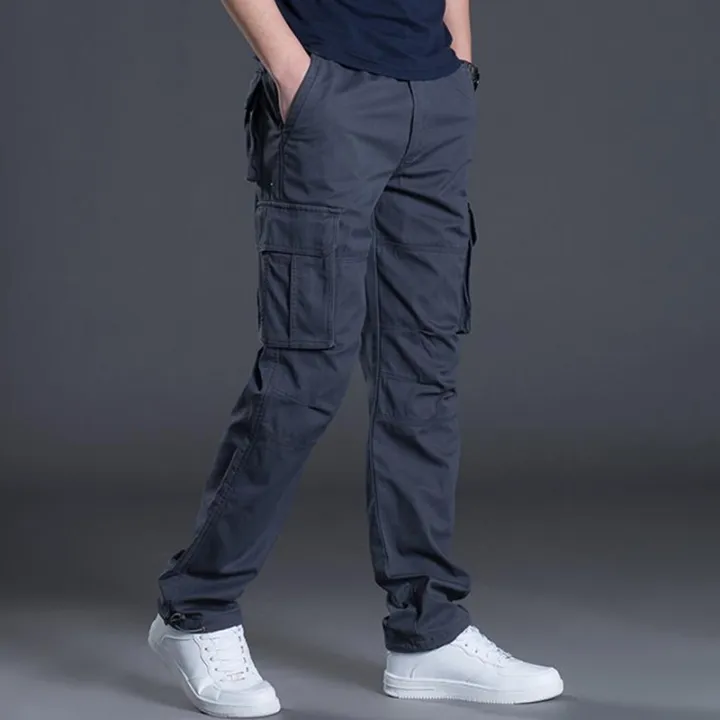 Navy%20Blue%20Twill%20Cargo%20Pants%20for%20Men%20-%20Image%202