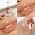 Mirror Lip Gloss with Soft Brush Pearlescent Rotating Pen Lip Glaze Shimmer Glitter Liquid Lipstick Waterproof Lips Makeup.
