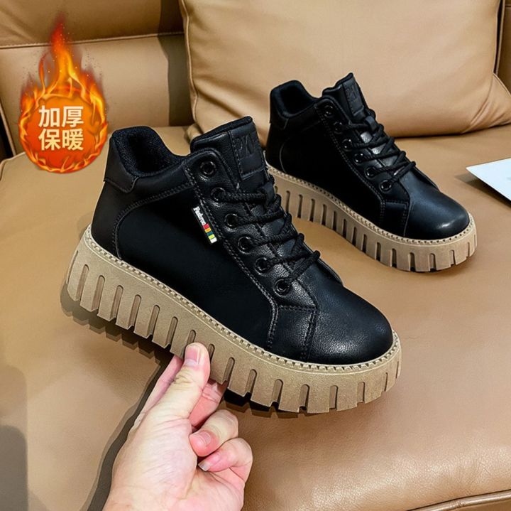 New autumn and winter women's casual shoes thick-soled fashion