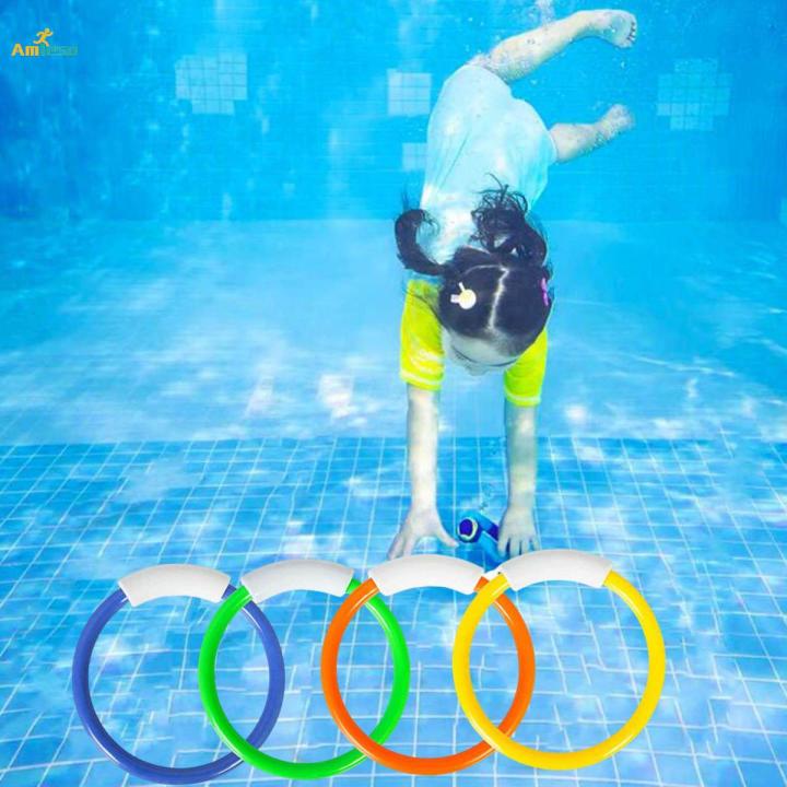 4x Pool Toy Playing Bulk Summer Scuba Sinking Practice Underwater Dive ...