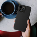 Nillkin ( iPhone 15 Pro ) Super Frosted Shield Pro Matte cover case for Apple iPhone 15 Pro (without LOGO cut) - Black. 