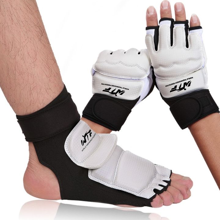 Dobok%20Taekwondo%20Gloves%20MMA%20WTF%20Adult%20Kids%20Hand%20Foot%20Protector%20Half%20Finger%20Boxing%20Gloves%20Judo%20Accesorios%20Karate%20Uniform%20-%20Image%202