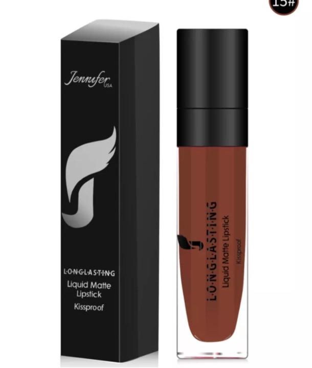 Jennifer Long Lasting Liquid Kissproof Lipstick For Women, 15 Shade 5.5ml(null)