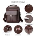 New Men's Genuine Leather Crossbody Shoulder Bags High Quality Tote Fashion Business Man Messenger Bag Leather Bags Fanny Pack.