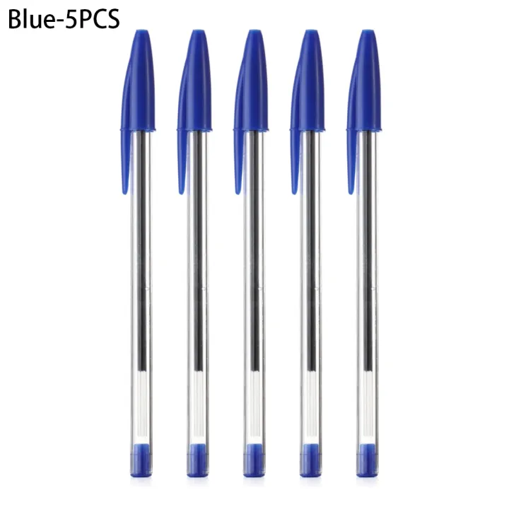5Pcs%201.0%20mm%20Ballpoint%20Pens%20Long%20Lasting%20Smooth%20Blue%20Pens%20Black%20Ballpoint%20Pen%20Student%20Writing%20Stationery%20Office%20School%20Supplies%20Shapewear%20-%20Image%207