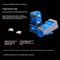 CAT6 Ethernet Cable, EtherCON-Compatible RJ45 Connectors for Entertainment Stage Studios 1 Meter.