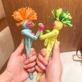 Fried hairy man boxing pen creative stress relief pen cartoon ballpoint pen student high value gel pen cute toy gifts. 