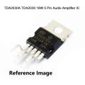 TDA2030A TDA2030 18W 5 Pin Audio Amplifier IC TO-220 Package TDA 2030 18 Watt Mono Hi-Fi Audio Power Amplifier IC. 