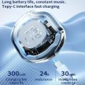 Timack® Air buds Air39 Transparent Fashion Noise Canceling Bluetooth 5.3 Wireless Earbuds Bluetooth Headset for Xiaomi iPhone Headphone. 