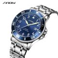 SINOBI Watch Men Tops Brand Luxury Watches Quartz Wristwatch Sport Waterproof Watch for Men Luminous Clock Fashion.