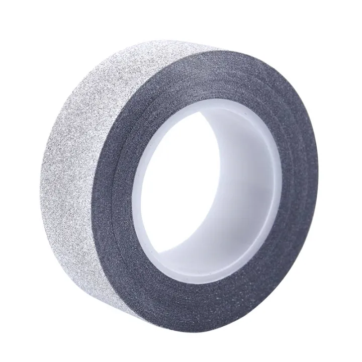 NXFDSIOZ%204pcs%2010M%20Glitter%20Tape%20Stick%20Self%20Adhesive%20Sticker%20Label%20Decorative%20Paper%20DIY%20Silver%20-%20Image%207
