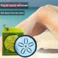 Sand Swipe Tool Portable Beach Sand Remover Bag Easy Clean Reusable Tool for Women Men Kids Waterproof Storage Bag Skin-friendly Favorite. 