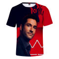 TV Show Lucifer Morningstar 3D Printed T-shirt Women Men Summer Fashion Short Sleeve Funny Tshirt Devil Graphic Streetwear Tops. 