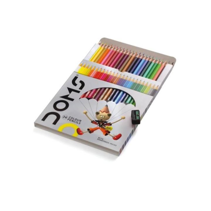 Doms Colour Pencil - Pack Of 24 Shades