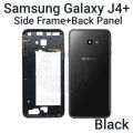 For Samsung Galaxy J4 Plus Side Frame + Back Panel Housing + Camera Glass Back shell Replacement Spare Parts.