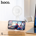 Hoco Portable Hand Carry Mini Handheld Fan - White. 