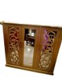3 doors 5 layer canadian oak veneer shoe rack.