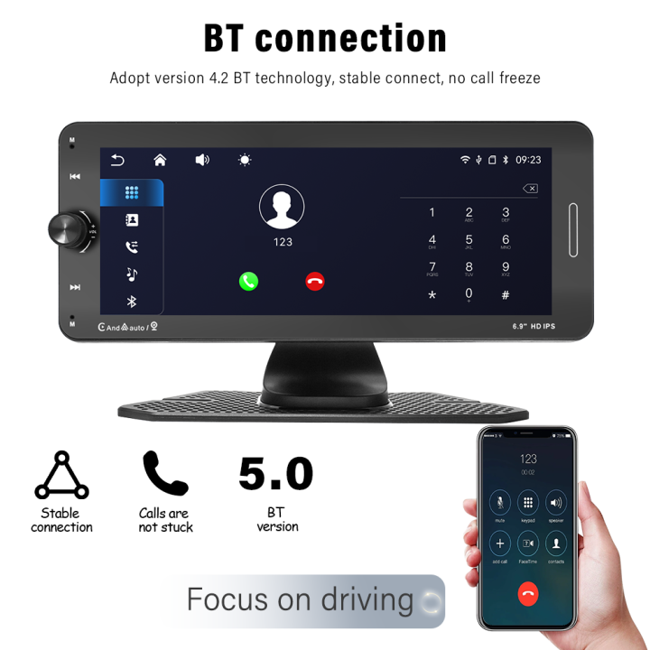6.9inch%20IPS%20Touch%20Screen%20Car%20Monitor%20Carplay%20Android%20Auto%20WIFI%20Dashboard%20Dash%20Cam%20Airplay%20Autolink%20Bluetooth%20EQ%20Smart%20Player%20-%20Image%202